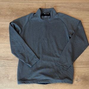 Travis Mathew Heather Gray Zip Pullover